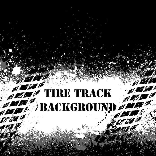 Tire track background