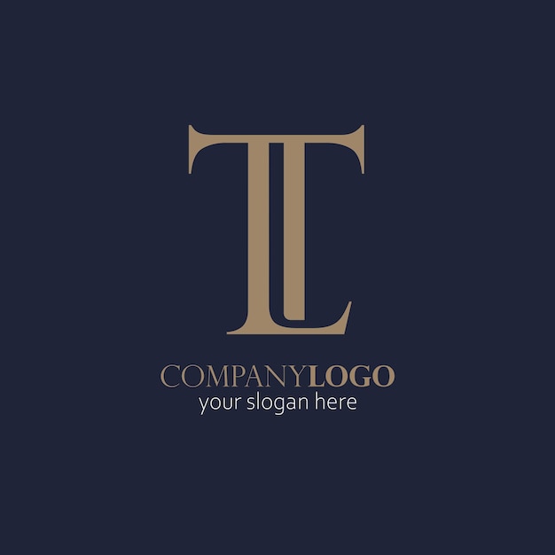 TL monogram elegant logo