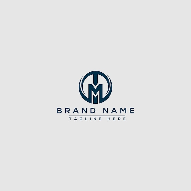 TM Logo Design Template Vector Graphic Branding Element