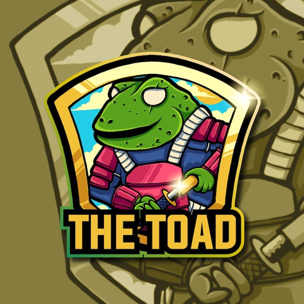 The toad mascot logo