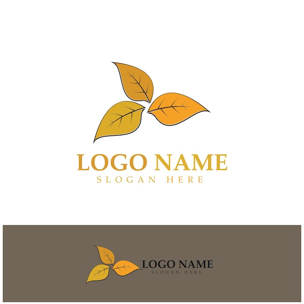 Tobacco leaf logotobacco field and tobacco cigarette logo template design vector