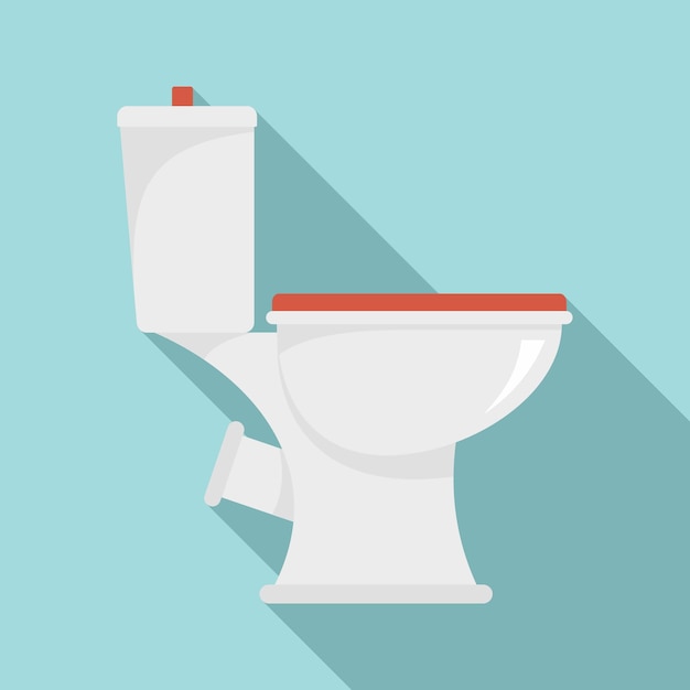 Toilet icon Flat illustration of toilet vector icon for web design