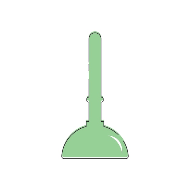 Vector toilet plunger icon