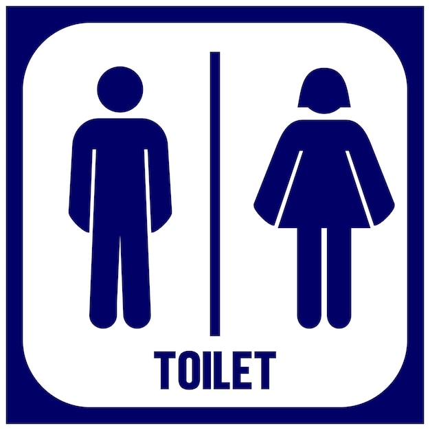 Toilet Sign and rest room