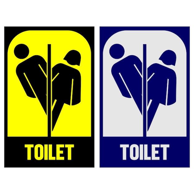 Toilet Sign and rest room