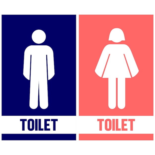 Toilet Sign and rest room