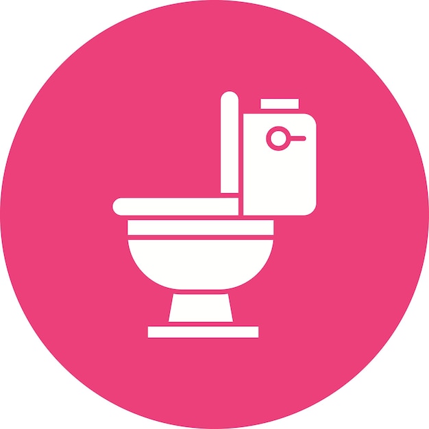 Toilet Vector Illustration Style