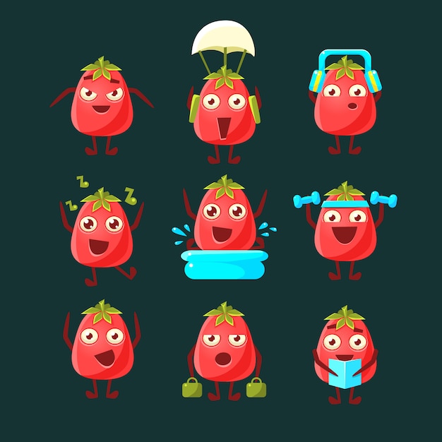 Tomato Cartoon Character Collection