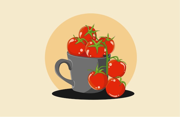 Tomato vector illustration