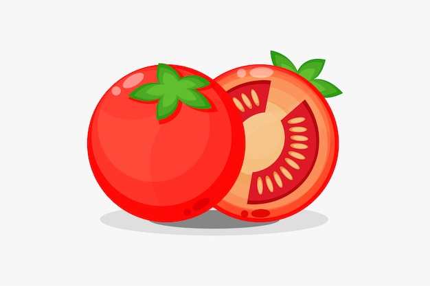 Tomatoes and tomato slices