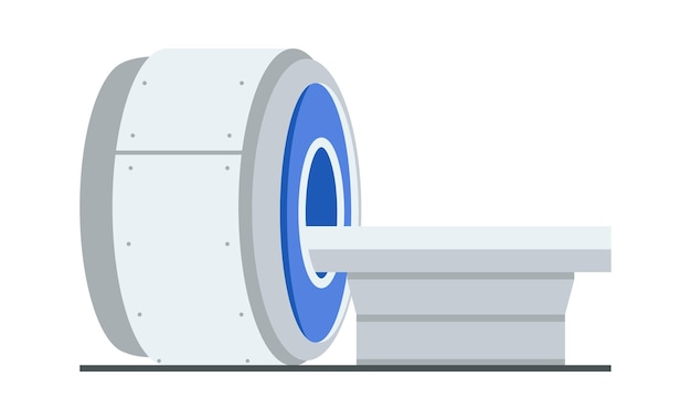 Tomography machine Medical Equipment Vector illustration