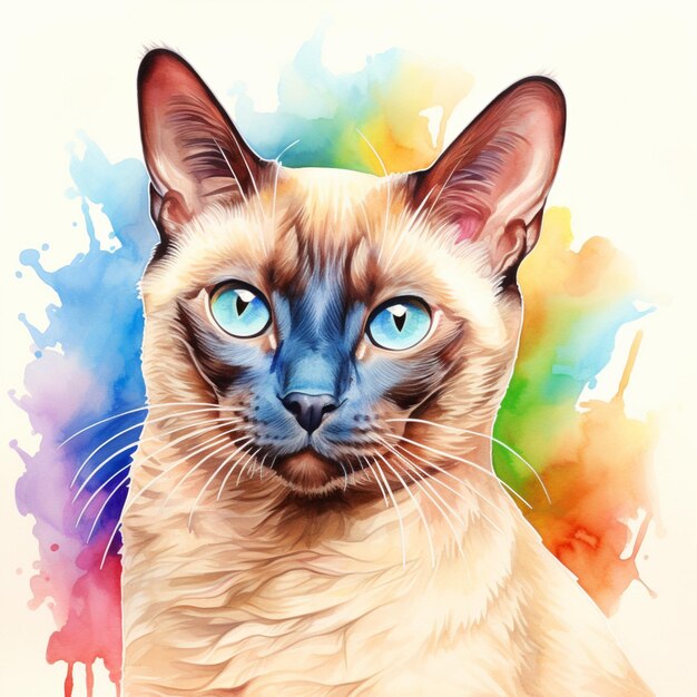 Tonkinese kitten cat