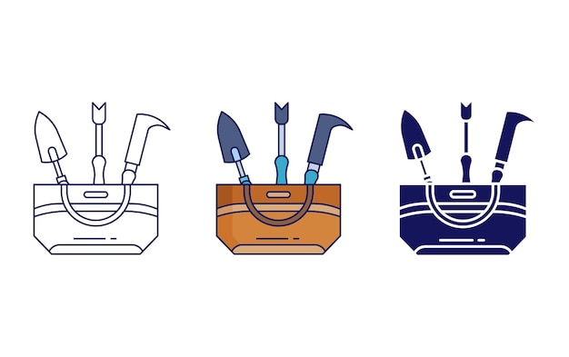 tool bag vector icon