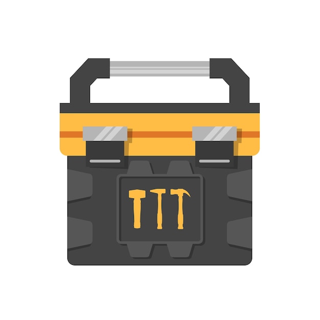 Toolbox container vector isolated illustration