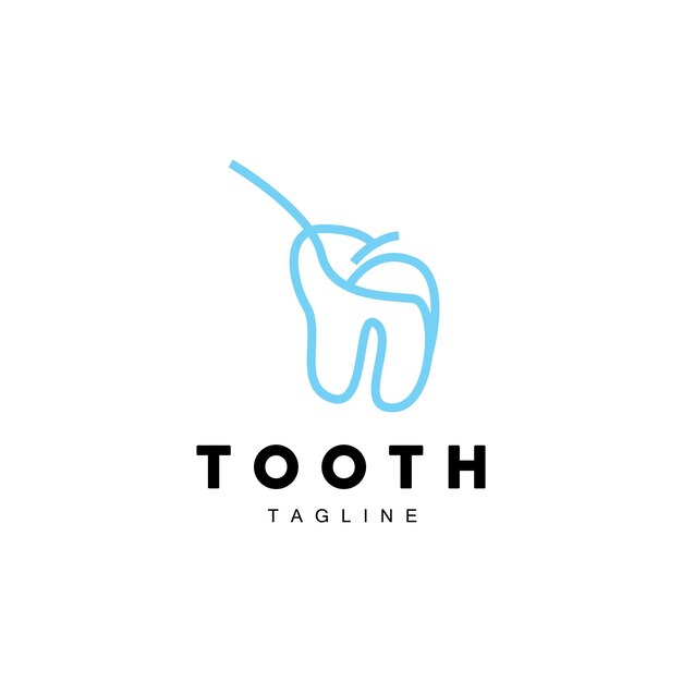 Tooth Logo Dental Care Vector Illustration Icon Design