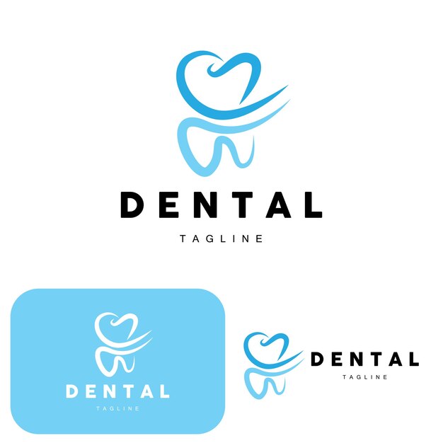 Tooth Logo Dental Care Vector Illustration Icon Design