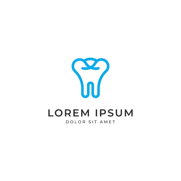 tooth logo template