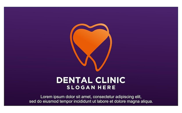 Tooth Teeth Dentist Dental logo design template