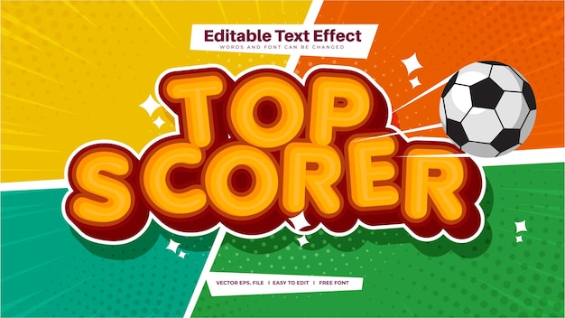 Top Scorer Text Effect