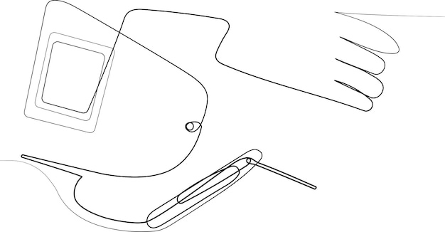 top view of inverted welding