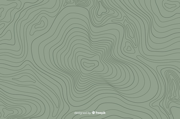 Topographic lines background