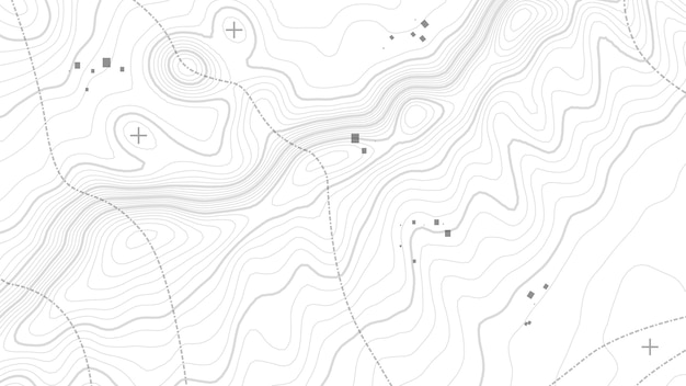 Vector topographic map contour background topo map with elevation contour map vector geographic world topog