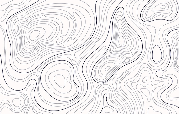 Topographic map Topography geographic contouring lines background