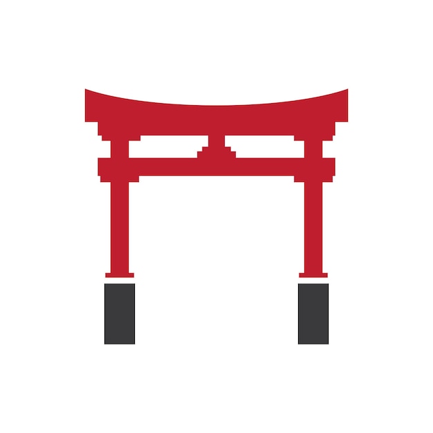 Torii gate illustration