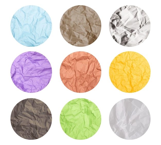 Torn Ripped Paper vector set clipart