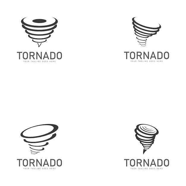 Tornado logo symbol vector illustration design