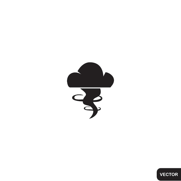 Vector tornado logo symbol vector illustration design