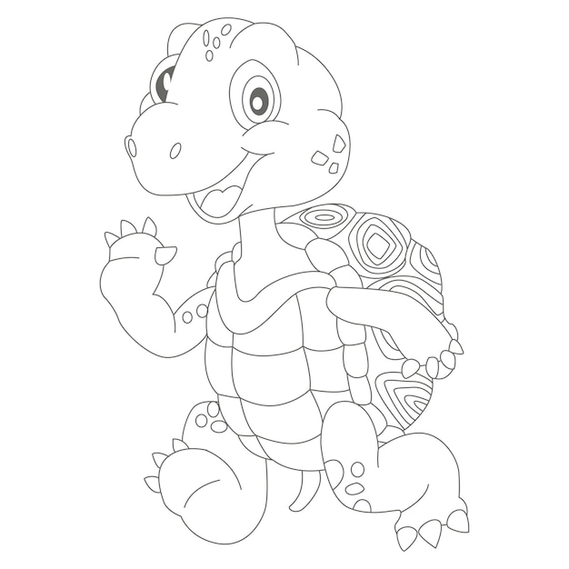 Tortoise coloring book pages Coloring book pages Kids coloring book pages