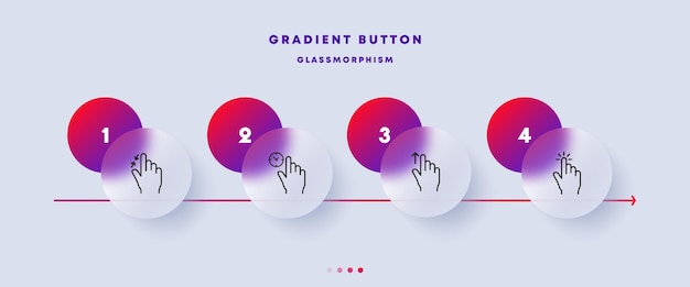 Touch press set icon Index finger decrease increase approximation Scrolling click arrow sensor turn Zoom in concept Glassmorphism style Vector line icon for Business and Advertising