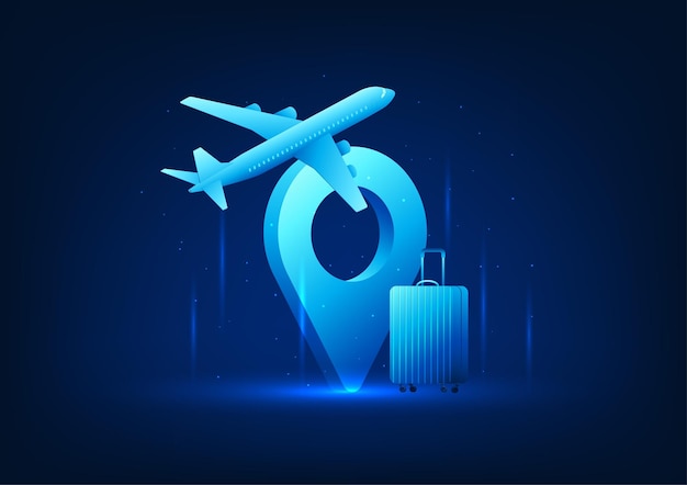 Tourism business that uses navigation technology in airplanes that indicates the location