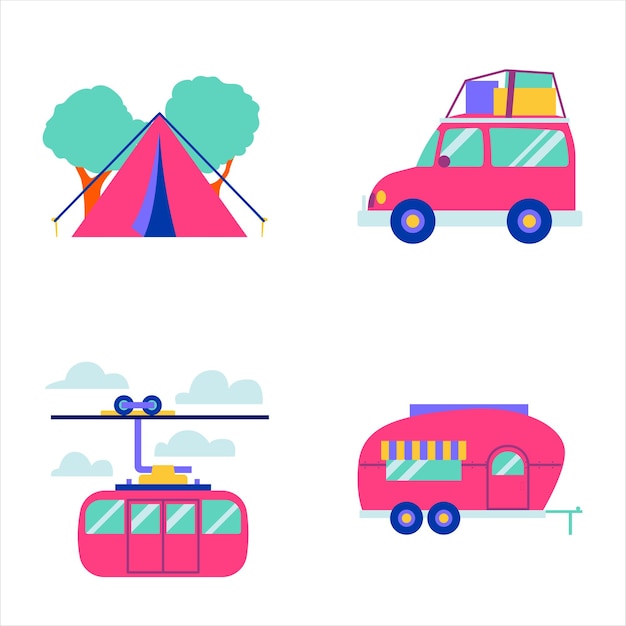 Tourist and Travel sticker part 1