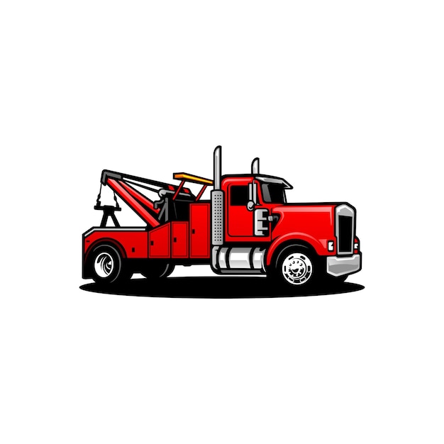 Tow truck  towing truck  service truck illustration vector