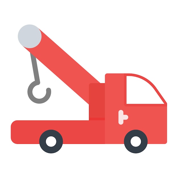 Tow Truck Vector Illustration