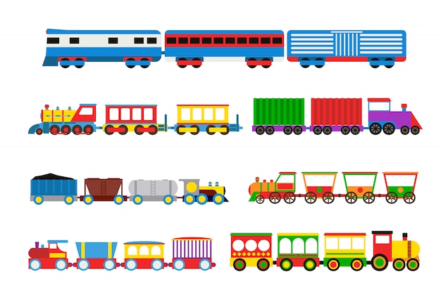 Toy train set