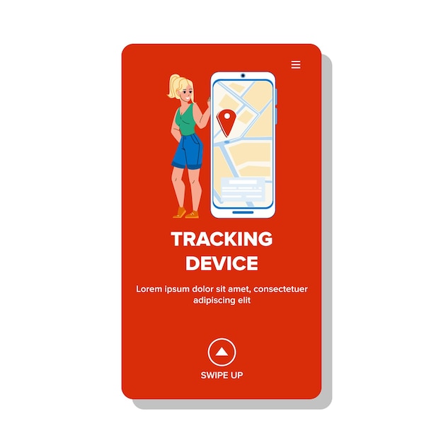 Tracking device vector