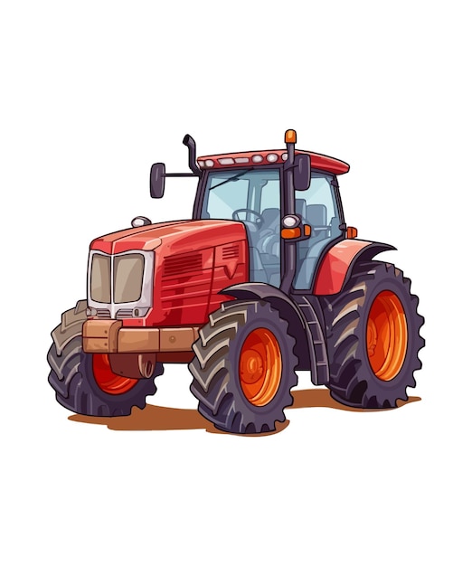 tractor illustration design tractor design