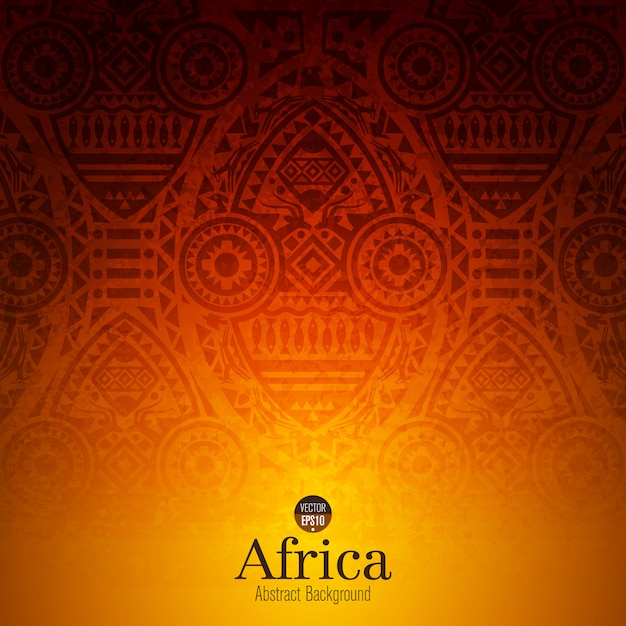 Traditional African art background 