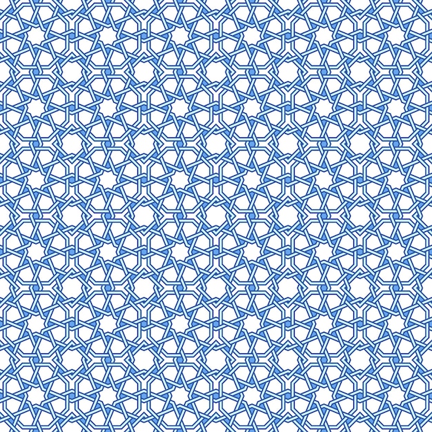 Traditional arabic pattern Moroccan seamless vector pattern background