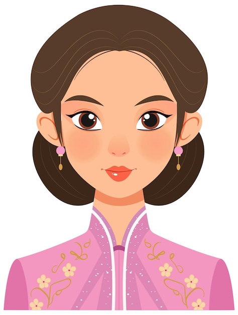 Traditional Asian Woman Avatar