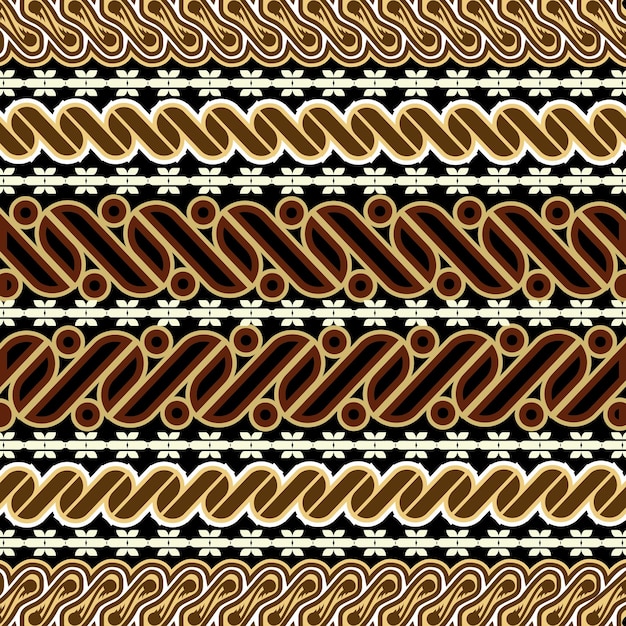 Traditional Batik Design from Indonesia