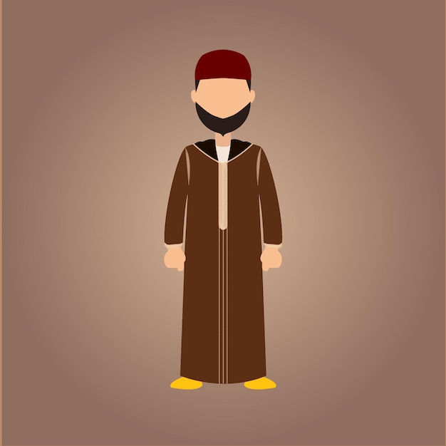 Traditional Brown Moroccan Djellaba One of the Most Popular Moroccan Mens Clothes