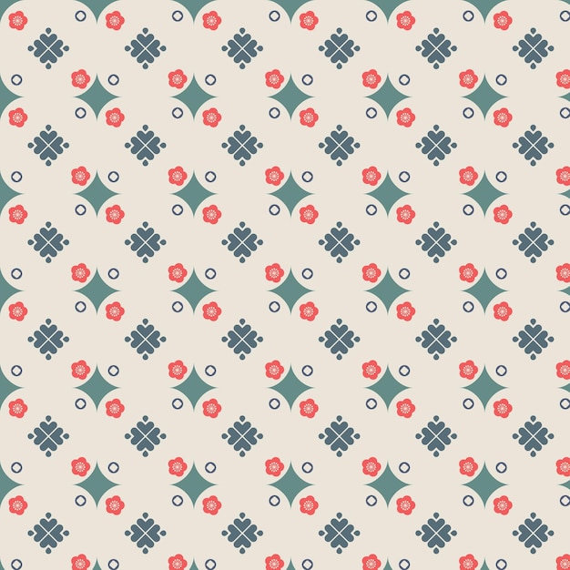 Traditional Chinese seamless pattern for your design Geometric pattern abstraction Japanese style Minimalist style Vector