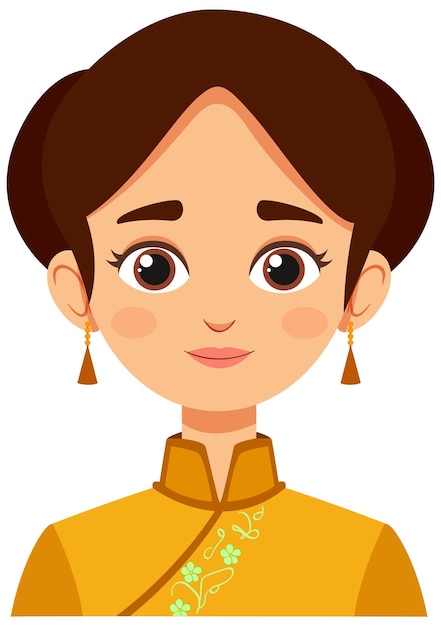 Traditional Chinese Woman Avatar