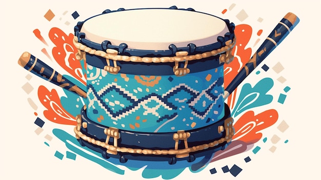 Traditional drums in performances