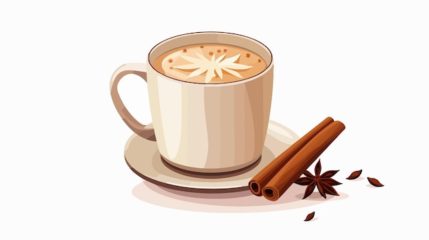 Traditional Indian Chai Tea Vector Icon for Design Projects