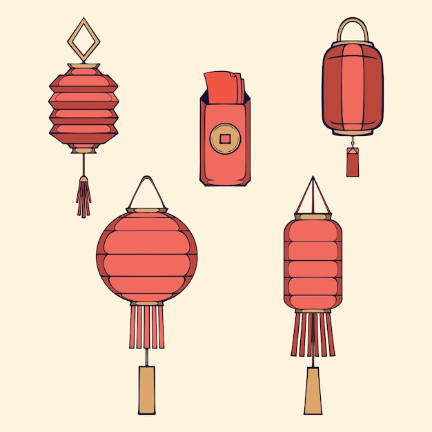 Traditional Japanese asset vector art